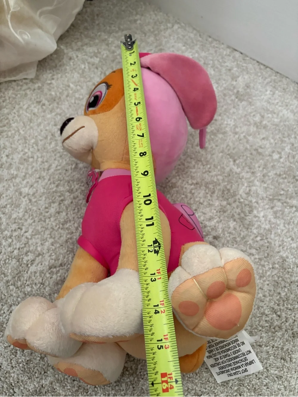 Nickelodeon Paw Patrol Skye Sitting Plush Girl Puppy Dog 15” stuffed toy